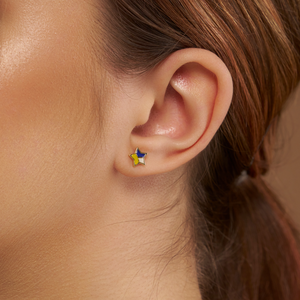 Starlight Symphony Silver Stud - KYMEE