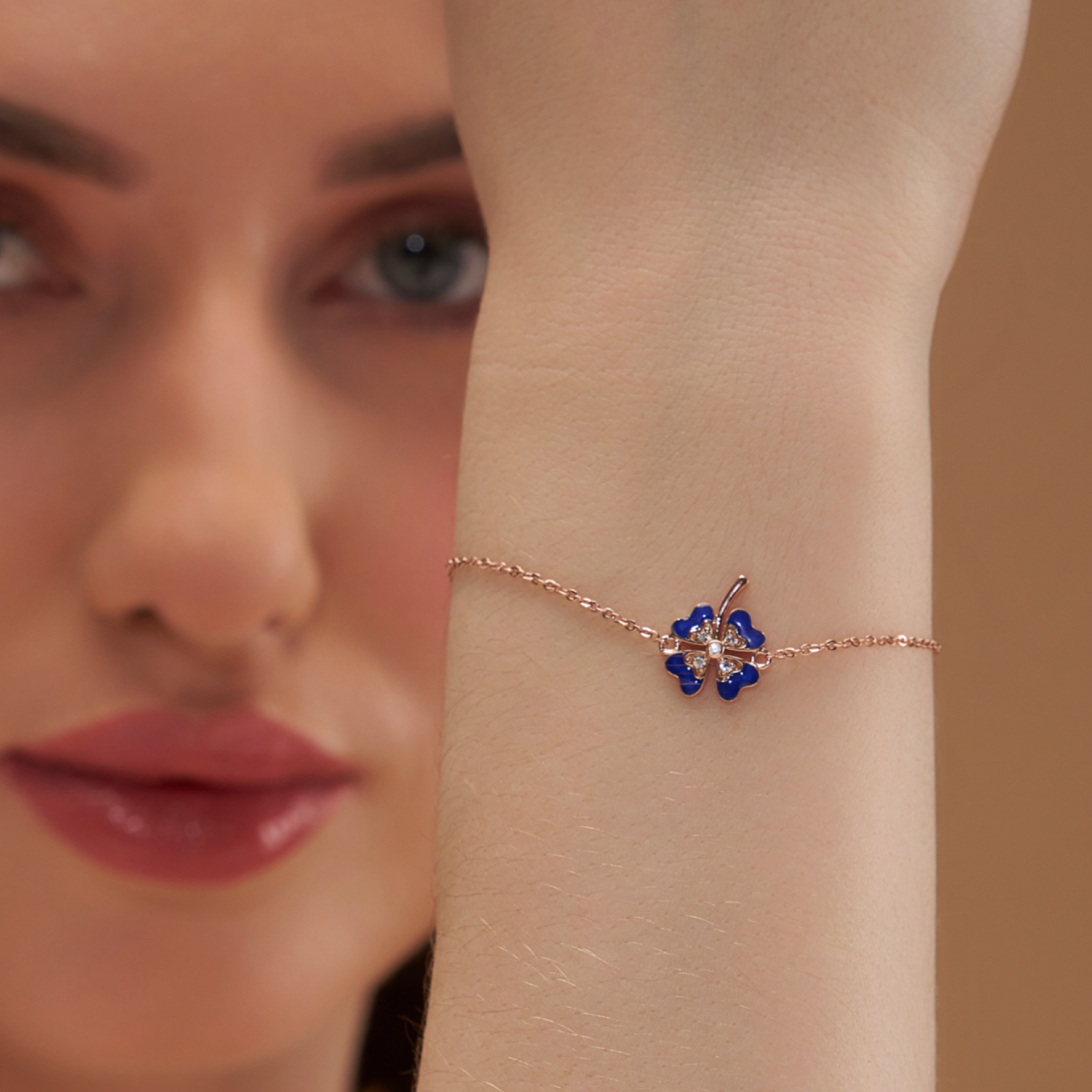 Lucky Clover Charm Bracelet