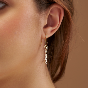 Elegant Custom Name Earring - KYMEE