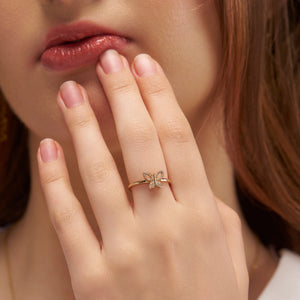 Butterfly Dreams Diamond Ring - KYMEE