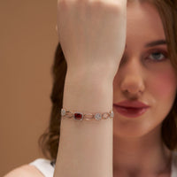 Exquisite Diamond Silver Bracelet - KYMEE