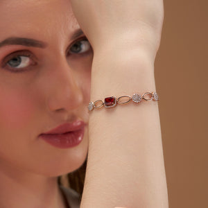 Exquisite Diamond Silver Bracelet - KYMEE