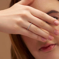 Sparkling Pave Set Eternity Band - KYMEE
