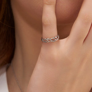 Delicate Braided Knot Ring - KYMEE