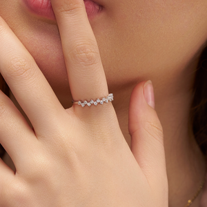 Diamond Setting Stacking Ring - KYMEE