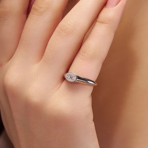 Personalized Silver Name Ring - KYMEE