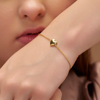 Silver Love Charm Bracelet - KYMEE