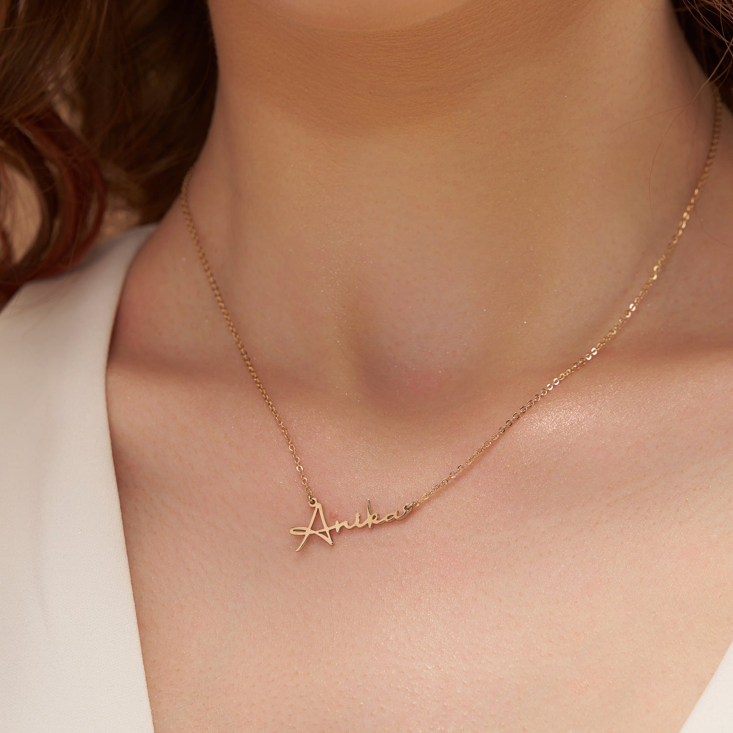 Handwritten Style Name Necklace - KYMEE