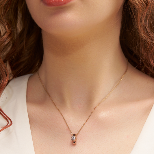 Contemporary Diamond Necklace - KYMEE