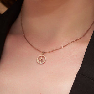 Harmony Peace Symbol Necklace - KYMEE