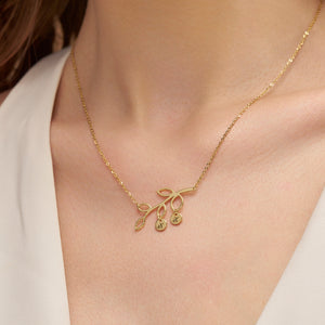 Branch Couple Letter Necklace - KYMEE