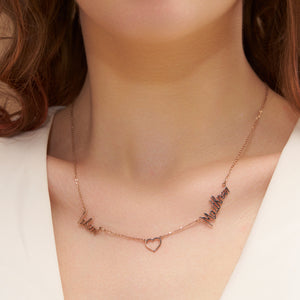 Custom Two-Name Necklace - KYMEE