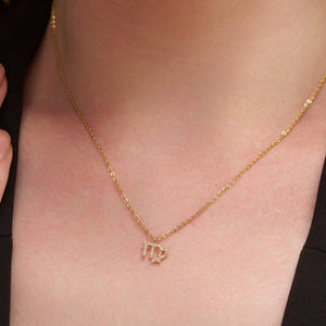 Diamond Letter Name Necklace - KYMEE
