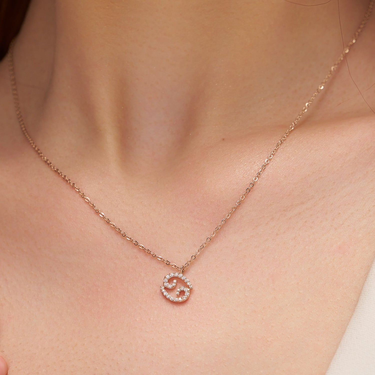 Cancer Zodiac Sign Necklace - KYMEE
