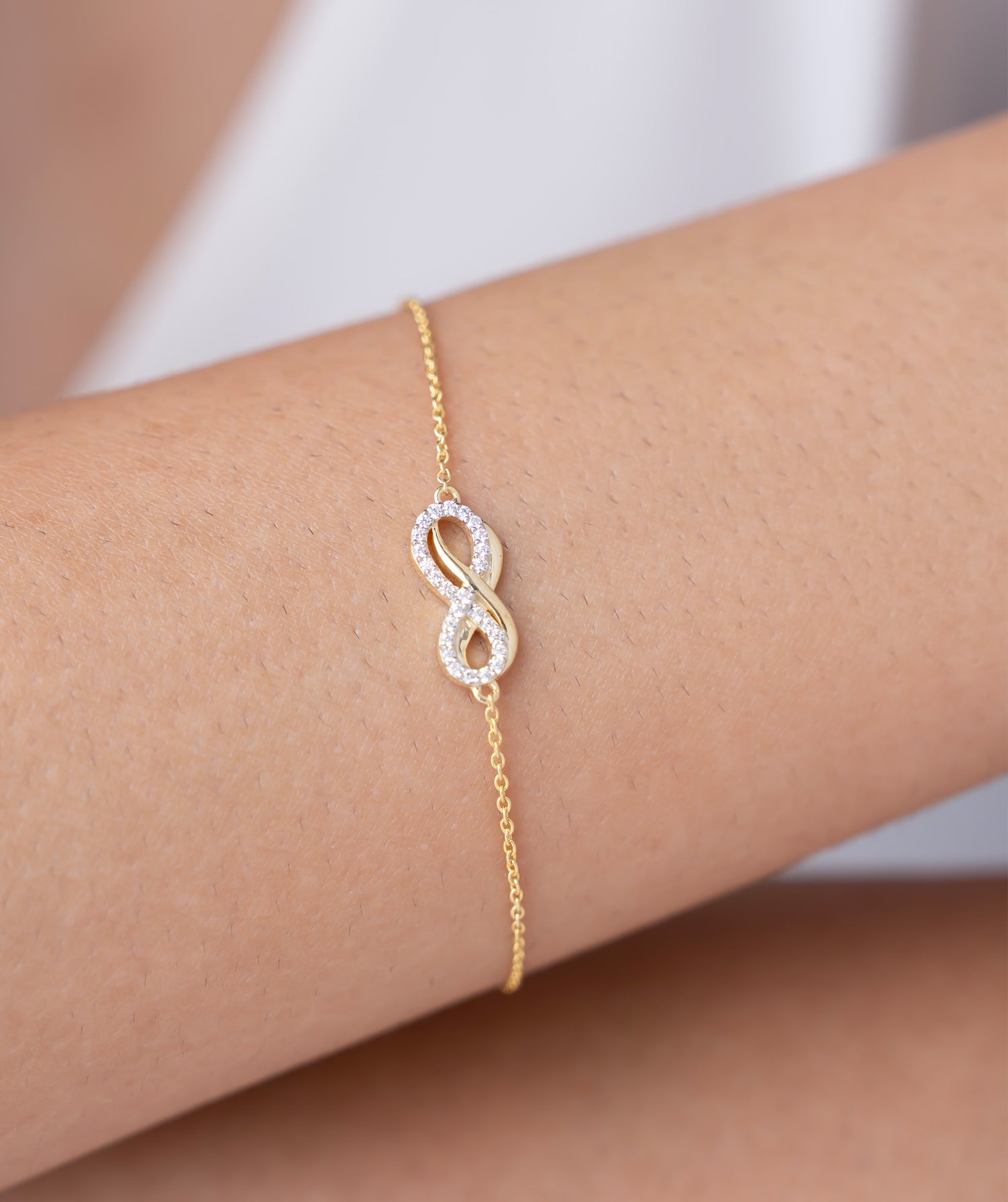 Infinity Bond Diamond Bracelet
