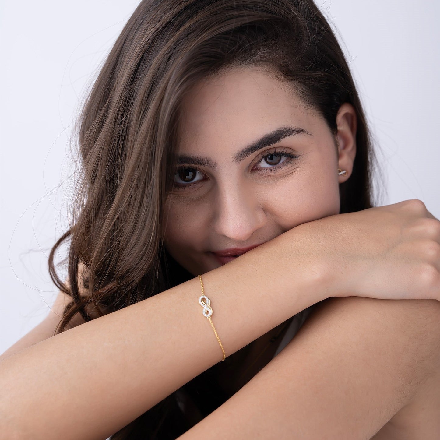Infinity Bond Diamond Bracelet