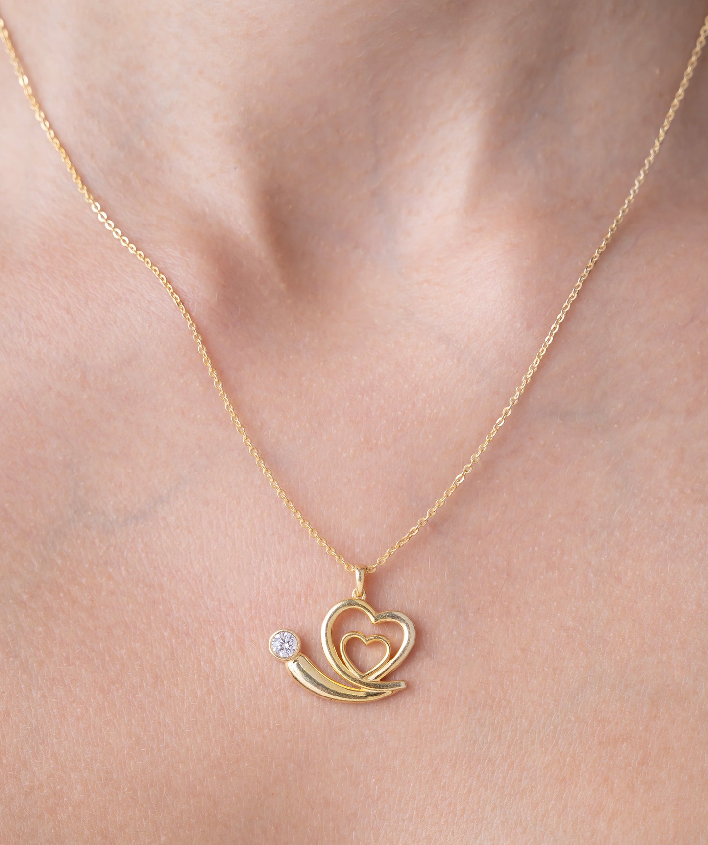 Double Heart Pendant