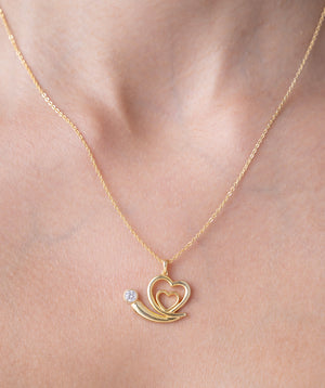 Double Heart Pendant