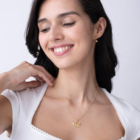 Whimsical Nested Heart Pendant