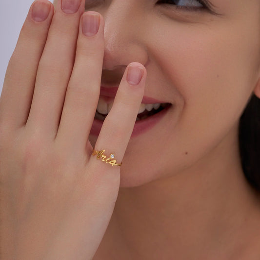 Personalized Name Ring