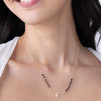 Floral Arc Mangalsutra