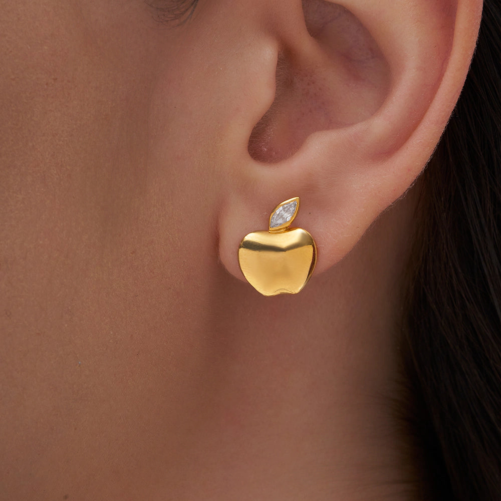 Cute Apple Studs