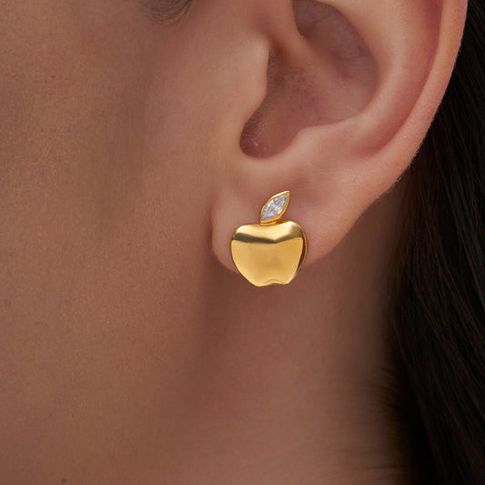 Cute Apple Studs