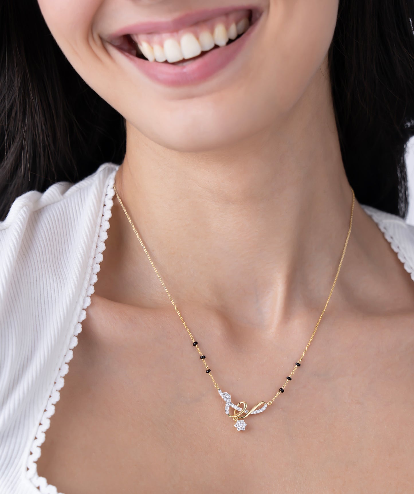 Dancing Swirl Mangalsutra