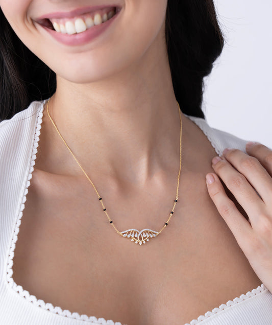 Sparkling Wing Modern Mangalsutra