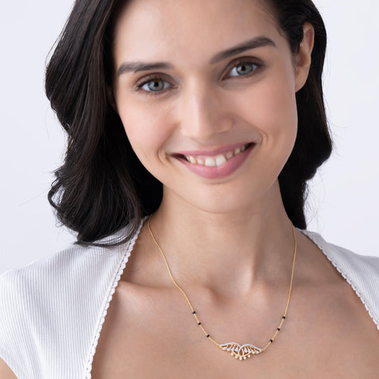 Sparkling Wing Modern Mangalsutra