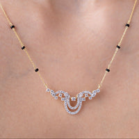 Scrollwork Double Arc Mangalsutra