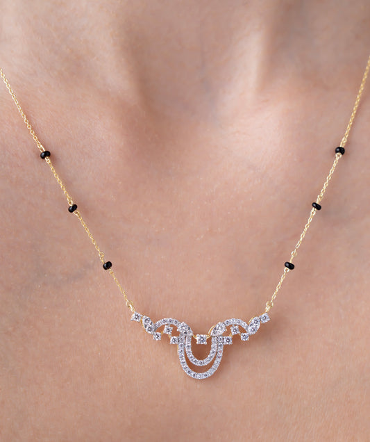 Regal Swirl Mangalsutra