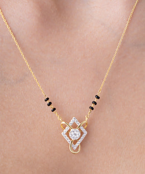 Geometric Grace Mangalsutra
