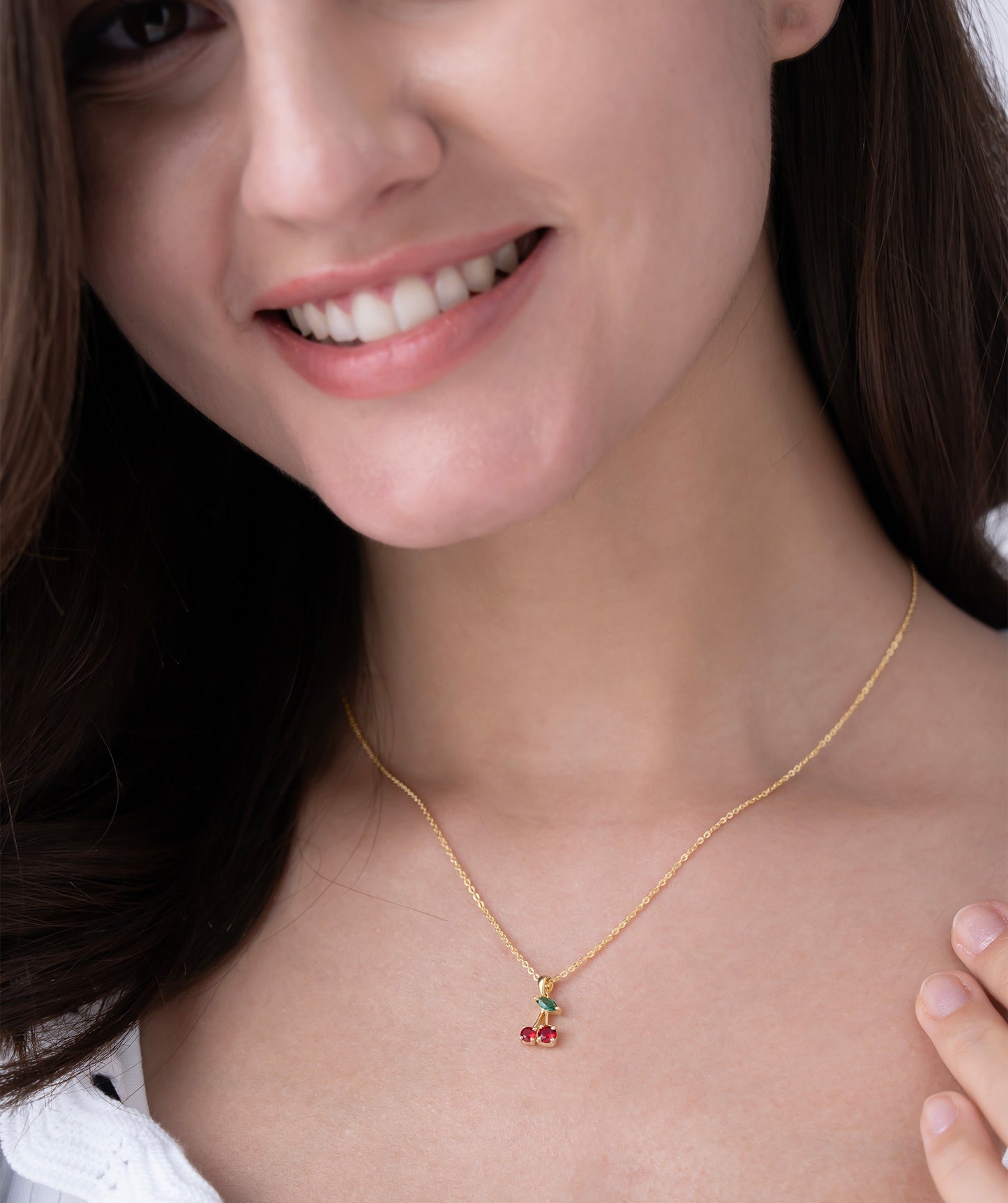 Cherry Pop Pendant Necklace