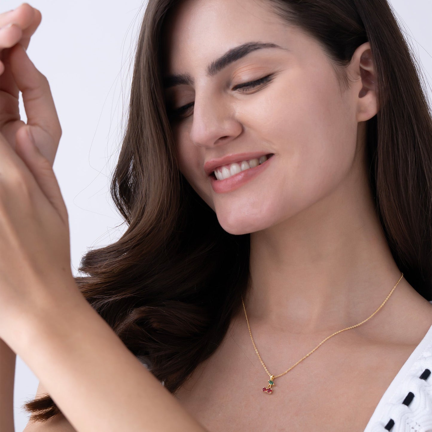 Cherry Pop Pendant Necklace