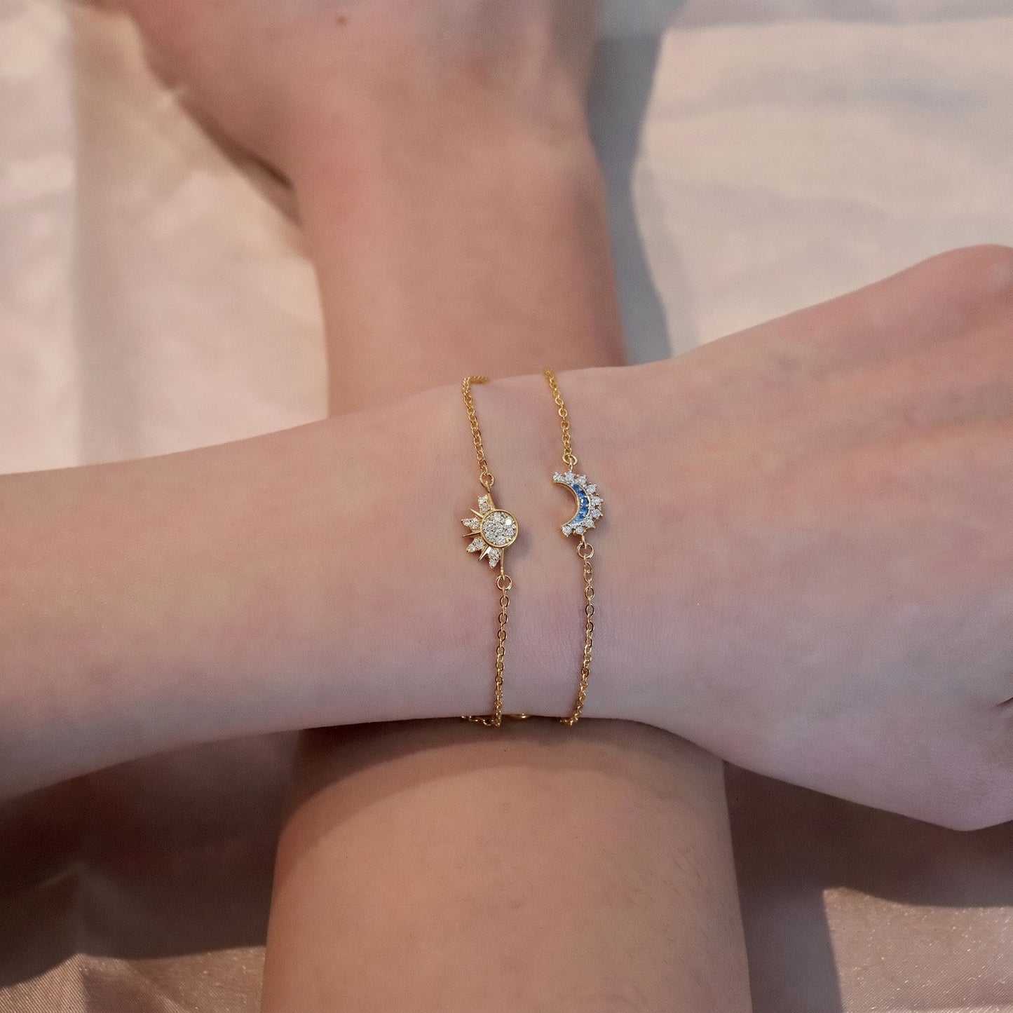 Crescent Sunburst Bracelet