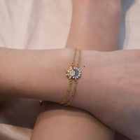 Crescent Sunburst Bracelet