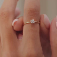 Classic Four-Prong Solitaire Ring