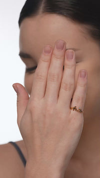 Personalised Name Solitaire Ring