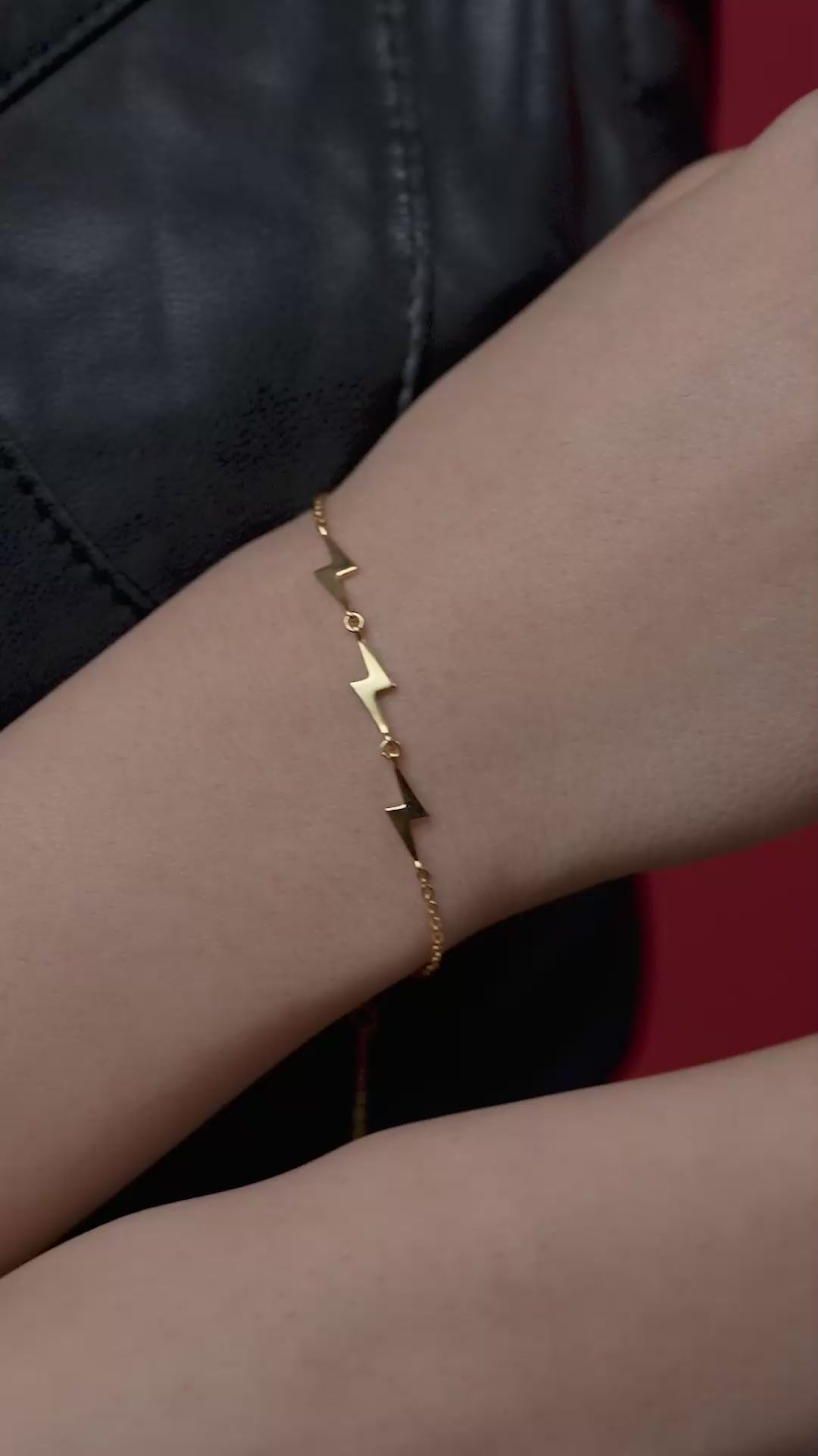 Lightning Bolt Charm Bracelet