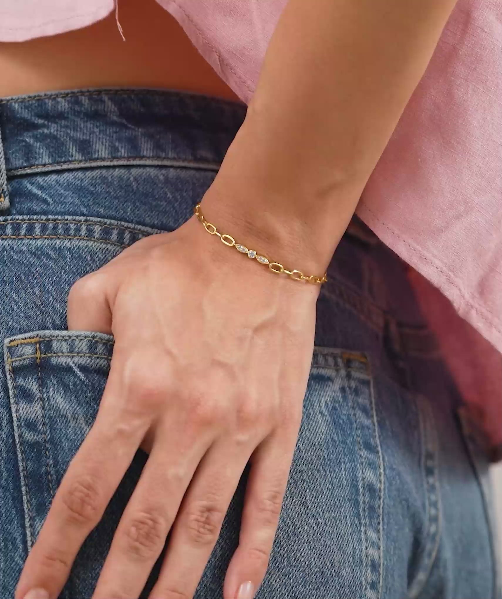 Diamond Harmony Link Bracelet