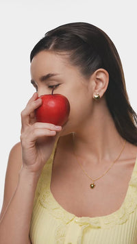 Apple Charm Pendant Necklace