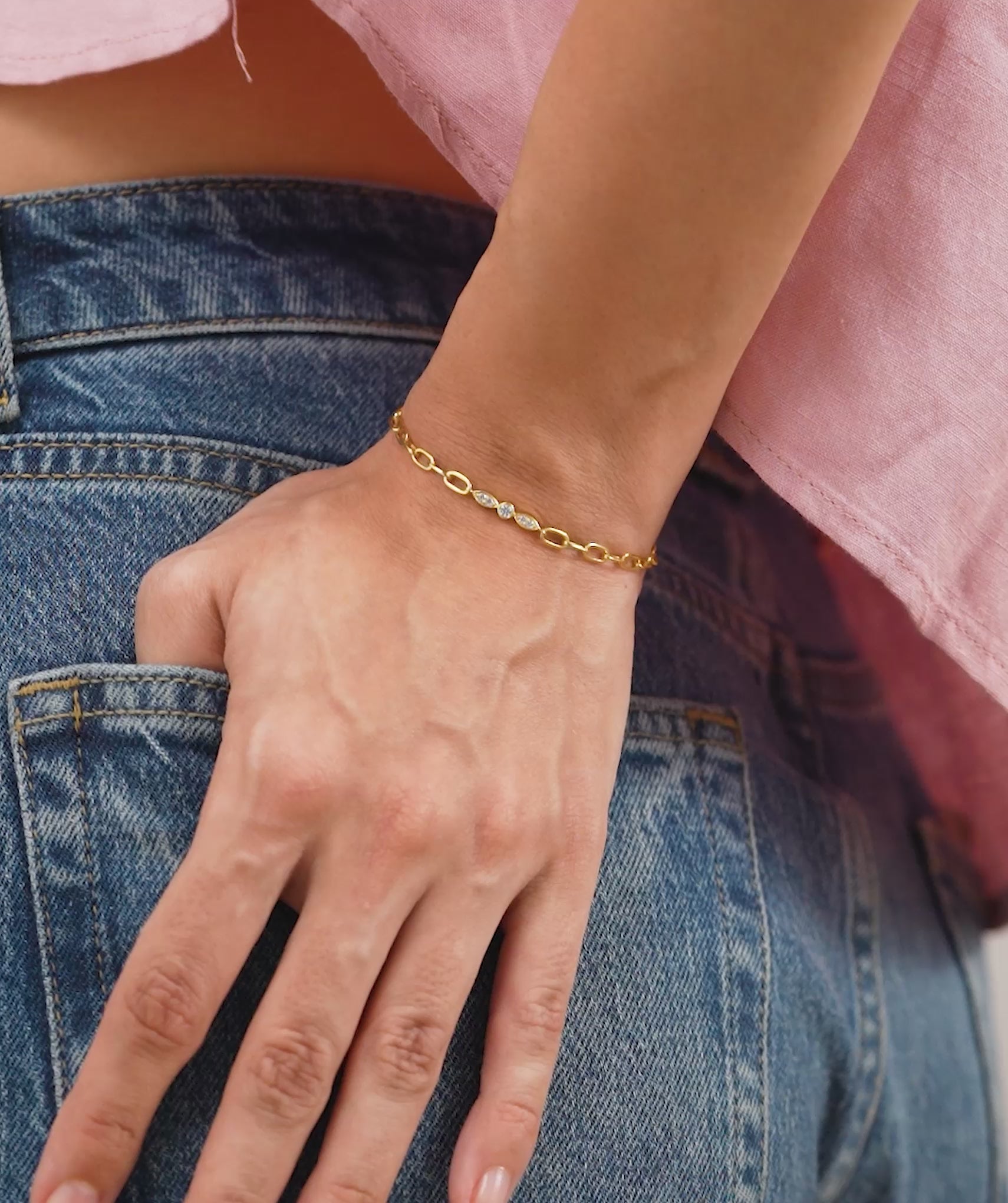 Diamond Harmony Link Bracelet