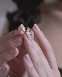 Pear Cut Sideways Bypass Tension Ring