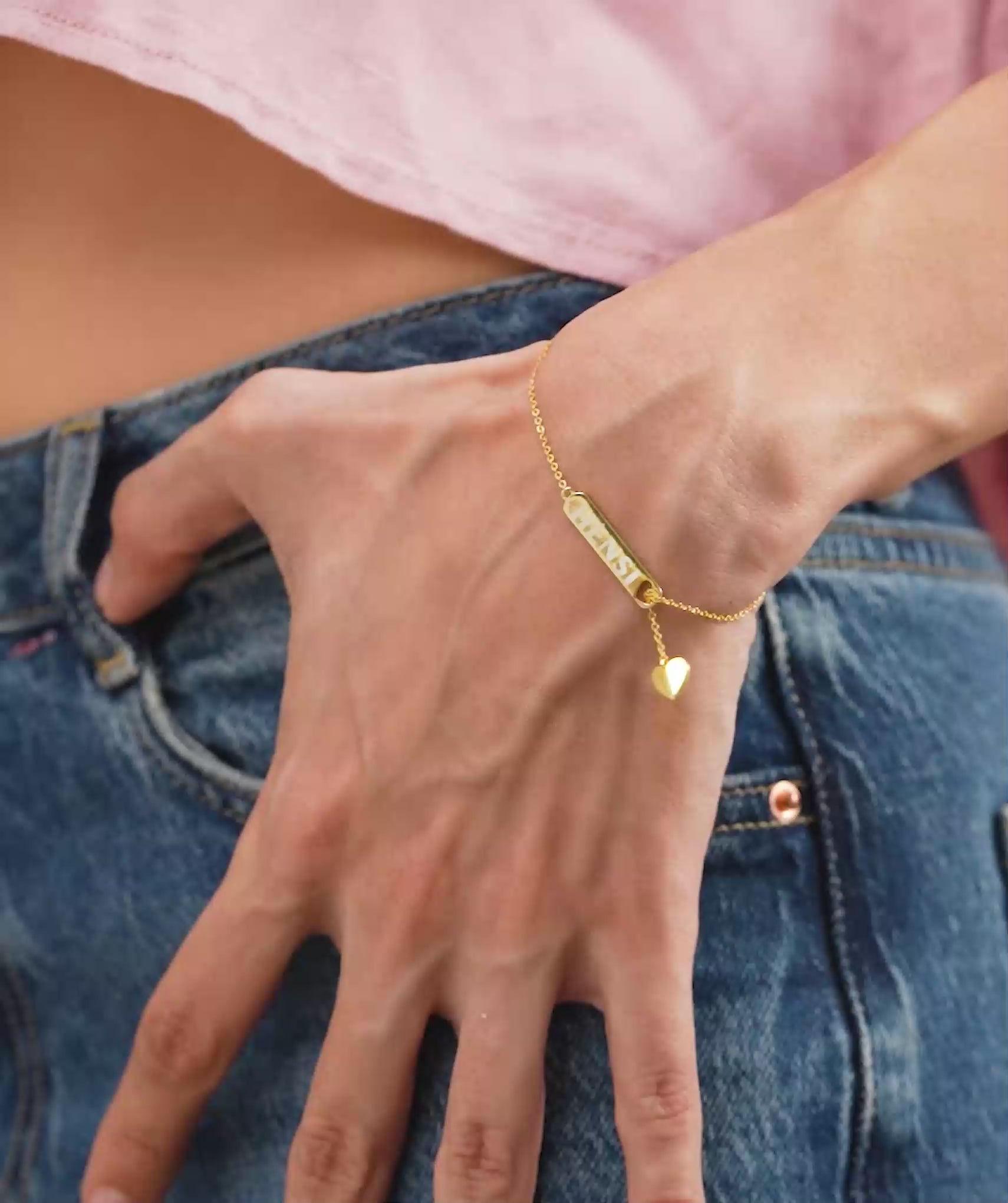 Personalized Bar Bracelet