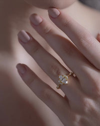 Marquise Celestial Cluster Ring