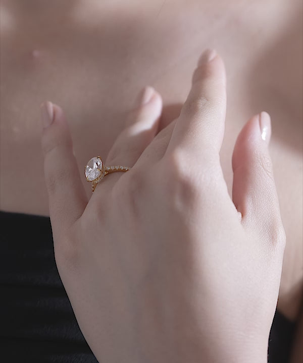 Eternal Spark Oval Diamond Ring