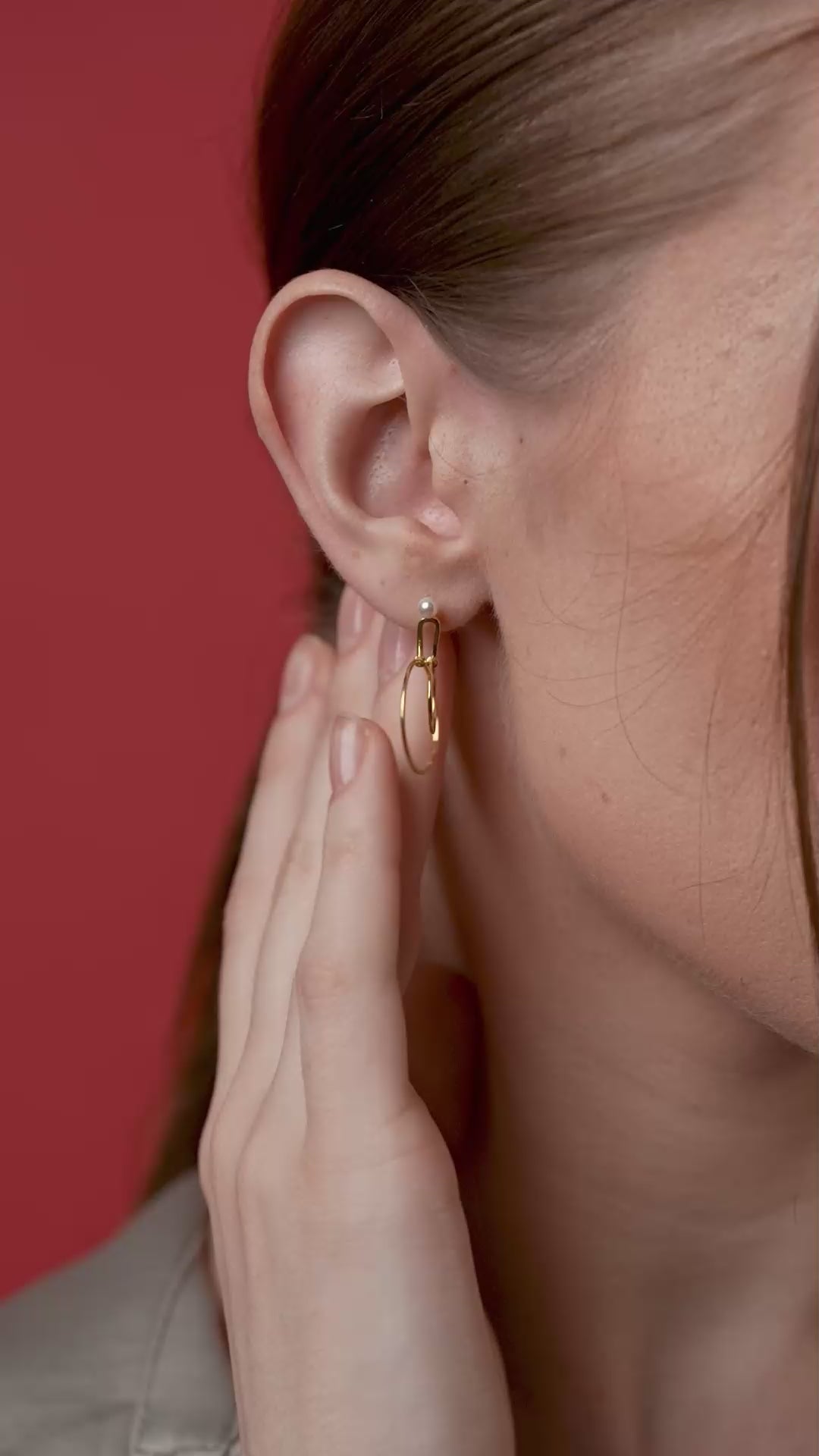 Minimalist Double Hoop Earrings