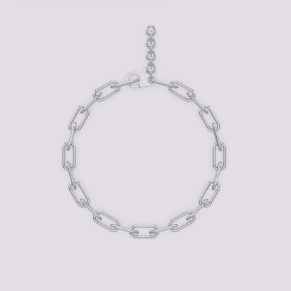 Bold Link Charm Bracelet