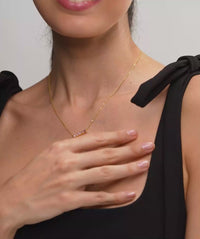 Pink Multi-Shape Bar Necklace